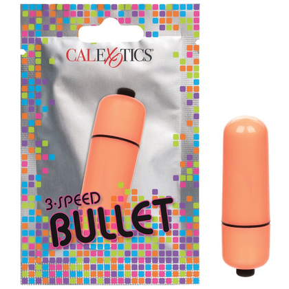 Introducing the Sensation Seeker Foil Pack 3-Speed Bullet - Orange (Prepack of 24) by Pleasure Pro