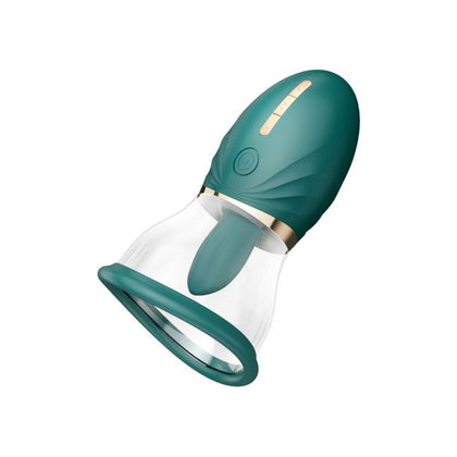 Sensual Pleasures Magic Tongue Green - Model MTG-001: The Ultimate Pleasure Experience for Women's Intimate Areas