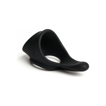 Tailslide Cock & Ball Black Silicone Tickler - Model TSCB-001 - Male Pleasure Toy - Adult Naughty Store