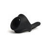 Tailslide Cock & Ball Black Silicone Tickler - Model TSCB-001 - Male Pleasure Toy - Adult Naughty Store