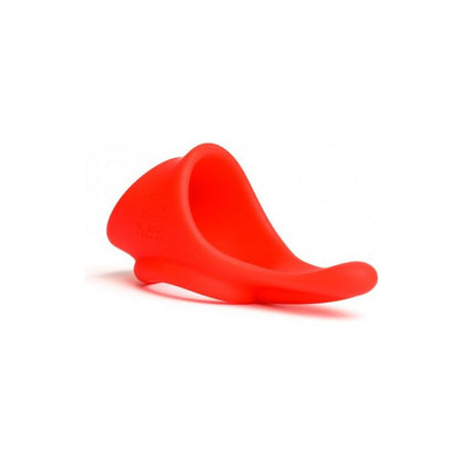 Tailslide Cock & Ball Red - The Ultimate Silicone Pleasure Ride for Him - Adult Naughty Store