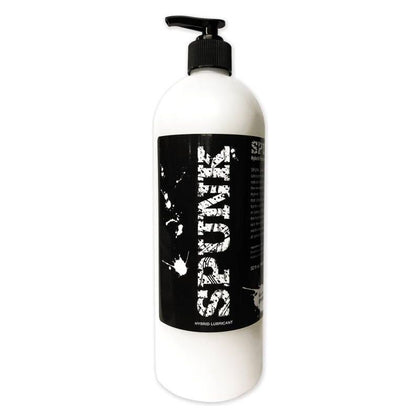 Spunk Lube Hybrid 32oz/946ml - Premium Water-Based Silicone Lubricant for Ejaculating Dildos and Squirting Toys - Model: SLH-32 - Unisex Pleasure - Non-Staining - White & Creamy