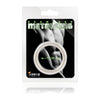 Introducing the Sensual Steel Delight - Seamless Metal Cock Ring 38mm: A Sultry Pleasure for Him in Seductive Silver - Adult Naughty Store