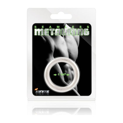 Sensual Steel™ SMC32 32mm Seamless Metal Cock Ring - Ultimate Pleasure for Him - Seductive Silver - Adult Naughty Store