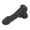 Introducing the Intimate Pleasures™ RCB-21B Realistic Cock with Balls - Black - Unleash Sensual Satisfaction and Pleasure - Adult Naughty Store