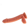 SensualSilicone Realistic Cock w Balls - Model RS-21: The Ultimate Pleasure Delight for All Genders, Flesh-Colored - Adult Naughty Store