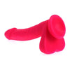 Introducing the SensaToys Pink Pleasure Realistic Cock with Balls - Model X123 - Female G-Spot Stimulation - Pink - Adult Naughty Store