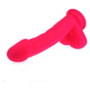 Introducing the SensaToys Pink Pleasure Realistic Cock with Balls - Model X123 - Female G-Spot Stimulation - Pink - Adult Naughty Store