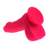 Introducing the Luxe Pleasure Pro Pink Pedro Thick Realistic Dildo - Model PTC-001 - For Sensual Stimulation - Women's Pleasure - Pink - Adult Naughty Store