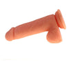 Introducing the PleasureXpert Sensual Pleasures D19 Silicone Cock with Suction Base | Realistic Flesh | For Him & Her - Adult Naughty Store