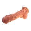 Seductive PleasureX RXL-22 Large Silicone Dildo - Sensual Stimulation - Flesh - For All Genders - Adult Naughty Store