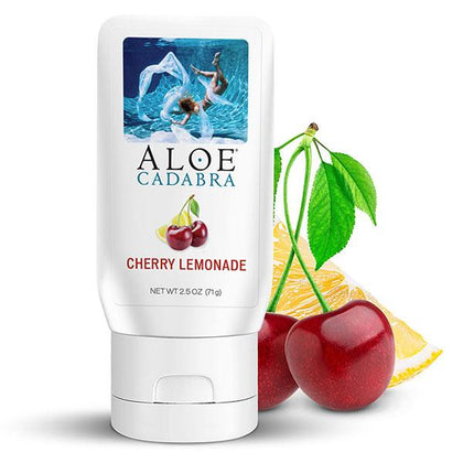 Aloe Cadabra Organic Lube Cherry Lemonade 2.5 Oz Intimate Lubricant for Women Cherry Lemonade Flavour