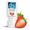 Aloe Cadabra Organic Lube Strawberry 2.5 Oz - Premium Natural Lubricant for Enhanced Sensations - Model ALD-LUB-001 - Unisex - Intimate Pleasure - Red