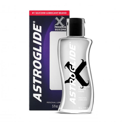 Astroglide Silicone Based Personal Lubricant 5oz: Enhance Sensual Play with Hypoallergenic Silicone Formula - For Long-Lasting Pleasure - Gender-Neutral Clear Formula - Adult Naughty Store