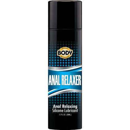 Body Action Anal Relaxer Silicone Lube 1.7oz - Premium Intimate Lubricant for Effortless Pleasure, Model ARSL-1.7, Unisex, Designed for Anal Play, Clear