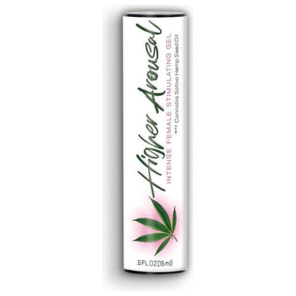 Body Action Products Higher Arousal Female Stimulating Gel - Intense Pleasure for Women - Model HAFSG-2023 - Cannabis Sativa Hemp Seed Oil Infused - 0.5 oz Bottle - Erotic Body Lotion - Female Stimulant - Pink