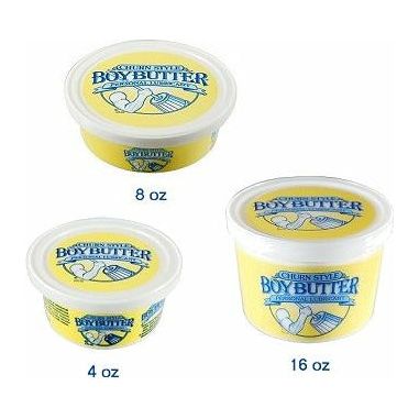 Boy Butter Lubricant - 4 oz: The Ultimate Coconut Oil-Based Cream Lubricant for Unforgettable Pleasure