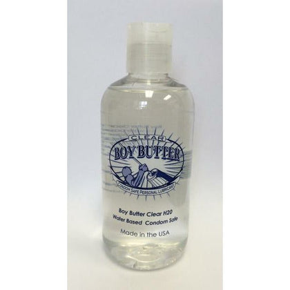 Boy Butter Clear Water-Based Lubricant 4oz - Aloe Vera & Vitamin E Enriched for Enhanced Pleasure - Latex Condom Compatible - Hypoallergenic - Non-Staining - Toy Friendly - Easy to Wash Off - Made in the USA