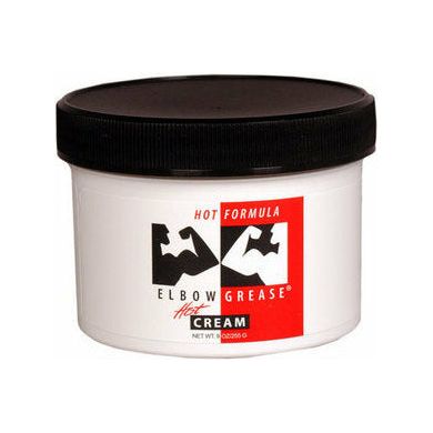 Elbow Grease Hot Cream Lubricant 9oz Jar - Intense Pleasure for Him and Her - Adult Naughty Store