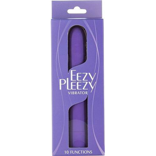 BMS Enterprises Powerbullet Eezy Pleezy 7in Vibe - The Ultimate Pleasure Experience for All Genders, Delighting Every Sensitive Spot in Vibrant Purple