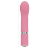 Introducing the BMS Enterprise Pillow Talk Racy Vibe W- Swarovski Crystal Pink - Luxurious Rechargeable Silicone G-Spot Vibrator for Women