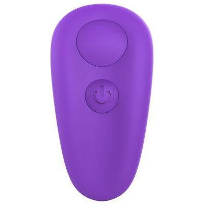 BMS Enterprise Leaf+ Spirit Plus Panty Vibe with Remote Control - Powerful Purple Silicone Panty Vibrator for Women's Intimate Pleasure