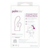 PalmPower PalmBliss 1 Silicone Head Massage Attachment - G-Spot and Clitoral Stimulation - Pink - Adult Naughty Store