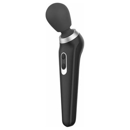 BMS Enterprise Palm Power Extreme Body Wand Massager - Model PPEX01 - Powerful Silicone Rechargeable Vibrator for Intense Pleasure - Black