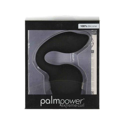 BMS Enterprise Palm Power Extreme Curl Pleasure Cap Black - Ultimate G-Spot Stimulation Attachment for PalmPower Extreme