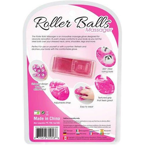 Introducing the SensaTouch™ Roller Balls Massager Pink Massage Glove - The Ultimate Pleasure Experience for All Genders!