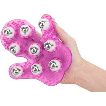 Introducing the SensaTouch™ Roller Balls Massager Pink Massage Glove - The Ultimate Pleasure Experience for All Genders! - Adult Naughty Store