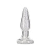 Pillow Talk Fancy Glass Anal Plug Translucent - Elegant Glass Anal Pleasure for All Genders - Model PT-AGP-2022 - Adult Naughty Store