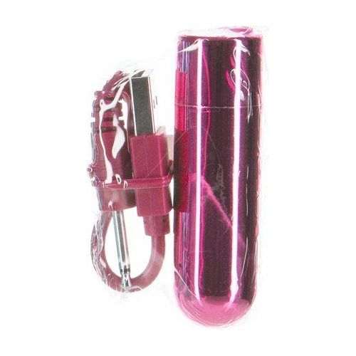 BMS Enterprises Power Bullet Rechargeable Pink Mini Vibrating Bullet Massager - Model PB-1001 - Unisex Pleasure Toy for Intense Stimulation