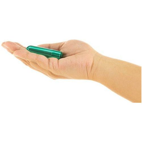 BMS Enterprises Power Bullet Rechargeable Teal Mini Vibrator - Model PBRT-001 - Unisex - Intense Pleasure for Anywhere, Anytime - Waterproof - USB Rechargeable - Phthalate-Free ABS Plastic - Vibrant Teal Color