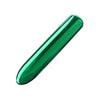 BMS Enterprise Power Bullet 4-10 Function Teal Green Pointed Bullet Vibrator for Targeted Pleasure - Adult Naughty Store