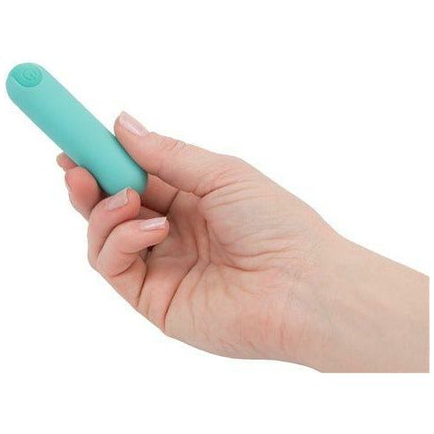 Powerbullet Essential 3-Inch Rechargeable Teal Green Vibrating Bullet for All Genders - Intense Pleasure in a Compact Package!