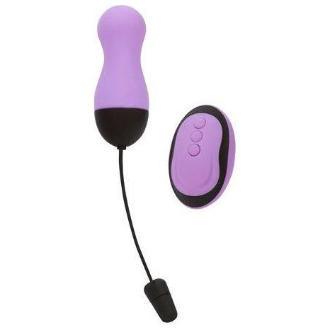 Powerbullet Remote Control Egg Vibrator - Model PBRC-001 - Wireless Waterproof Pleasure Toy for Women - Purple