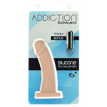 BMS Enterprise Addiction Edward 6in Curved Dong - The Ultimate Pleasure Experience for G-Spot Stimulation, in Elegant Midnight Black
