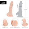 Introducing the Addiction Silicone Brad 7.5 inches Beige Realistic Dildo - The Ultimate Pleasure for All Genders!