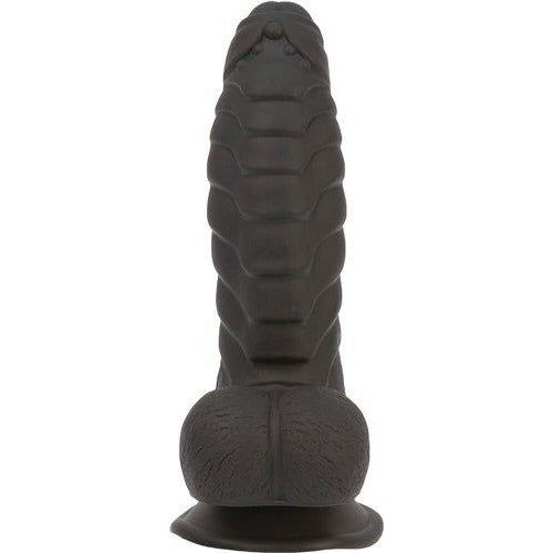 Addiction Ben 7 Inches Black Silicone Realistic Dildo with Balls - Ultimate Pleasure for Him and Her