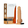 BMS Enterprises Naked Addiction 8in Dual Density Dildo Caramel - Premium Silicone Pleasure Toy for Realistic Sensations and Versatile Play