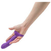 BMS Enterprises Extra Touch Finger Dong Purple - Model XTD-4.9 - Universal Fit, Super Soft Silicone, Stimulating Texture - Pleasure for All Genders - Intensify Your Intimate Moments