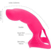 BMS Enterprises Extra Touch Finger Dong Pink - Model XTFD-001 - Universal Fit, Super Soft Silicone, Stimulating Texture, Flexible - Pleasure Enhancer for All Genders - Adult Naughty Store