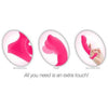 BMS Enterprises Extra Touch Finger Dong Pink - Model XTFD-001 - Universal Fit, Super Soft Silicone, Stimulating Texture, Flexible - Pleasure Enhancer for All Genders - Adult Naughty Store