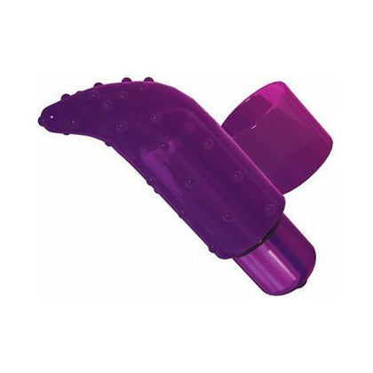 Introducing the Sensational Frisky Finger Purple Vibrator - The Ultimate Pleasure Companion for Intimate Moments!