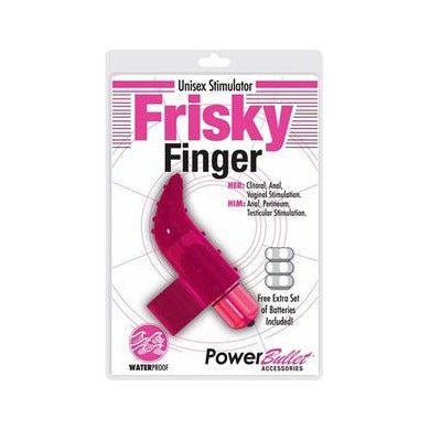 Introducing the SensaTouch Frisky Finger Pink Vibrator - Model FF-2012: The Ultimate Pleasure Companion for Women