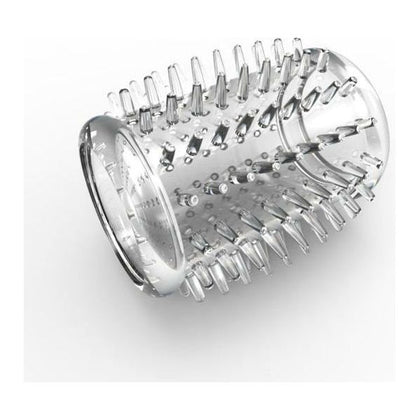 Introducing the Clear Stay Hard Cock Sleeve 01: A Sensational Pleasure Enhancer for Him and Her!