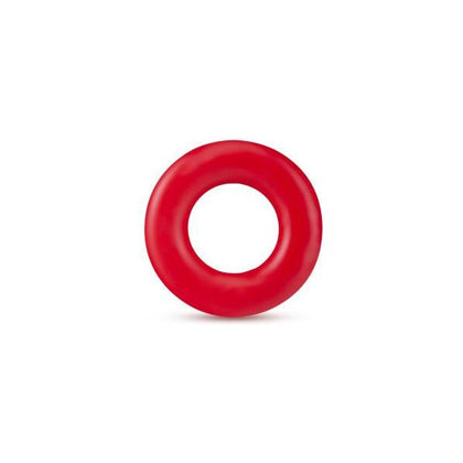 Blush Novelties Stay Hard Donut Rings Red Pack of 2 - Enhancing Stamina and Pleasure for Men - TPE Cock Rings with Tear-Resistant Strength - 0.7