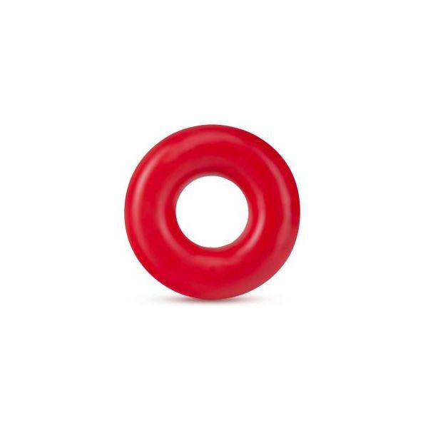 Blush Novelties Stay Hard Donut Rings Oversized Red Cock Rings - Model X1 - Male Pleasure - Enhanced Erection and Stamina
