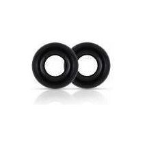 Blush Novelties Donut Rings Oversized Black - Stay Hard Cock Ring Trio for Men - Model X3 - Enhances Size and Stamina - Intensifies Pleasure - Black Color - Adult Naughty Store